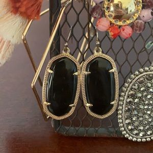 Black Kendra Scott earrings